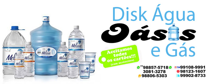 DISK AGUA OASIS E GAS