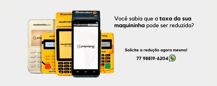 Reducao de Taxa Maquininha PagSeguro